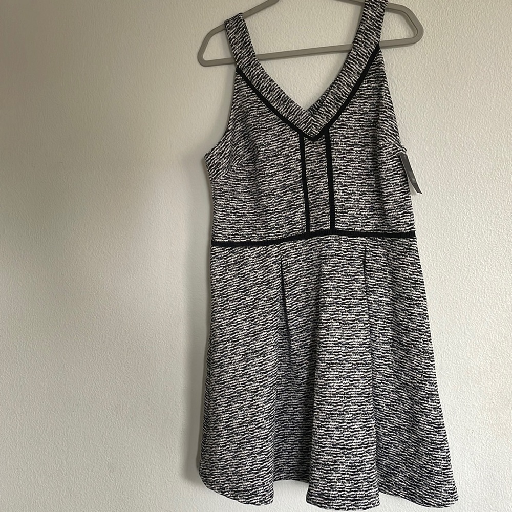 Black and white dress